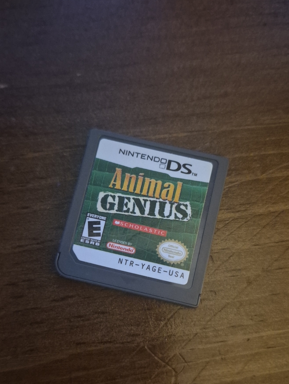 Nintendo DS Animal Genius Cartridge